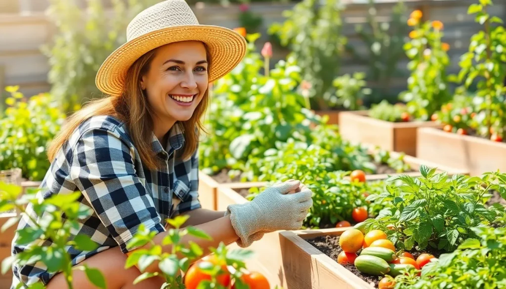 small vegetable garden
