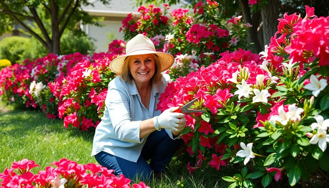 landscaping azalea bush
